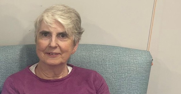 Female Resident in Carnew Nursing Home Smiling
